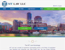 Tablet Screenshot of mtlawllc.com